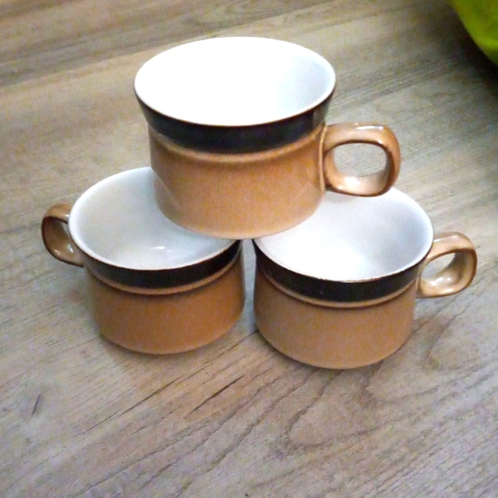 Lot of 3 Denby Mugs
